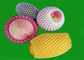 Food Grade PE Epe Foam Fruit Net Yellow Color 3 - 15cm Width