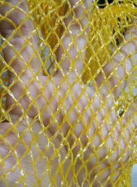 PE Mesh Net Drawstring Bag Tubular Knitted Form Durable For Vegetable Packing