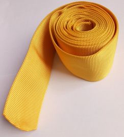 CE المنسوجة حزام جوفاء بوليستر ، حزام أصفر للأنابيب الهيدروليكية